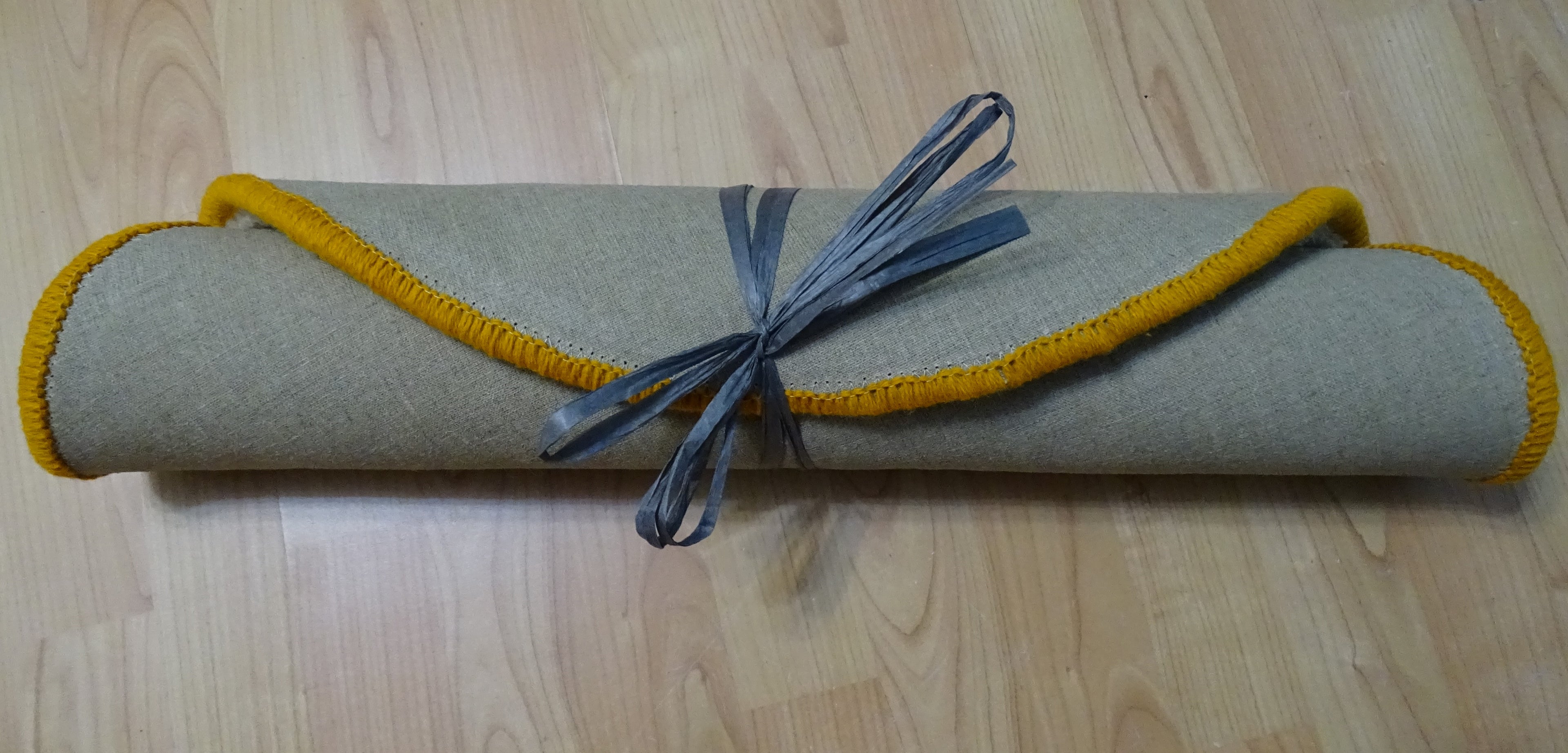 Personalized Wool Rug with Initials – Bear Motif