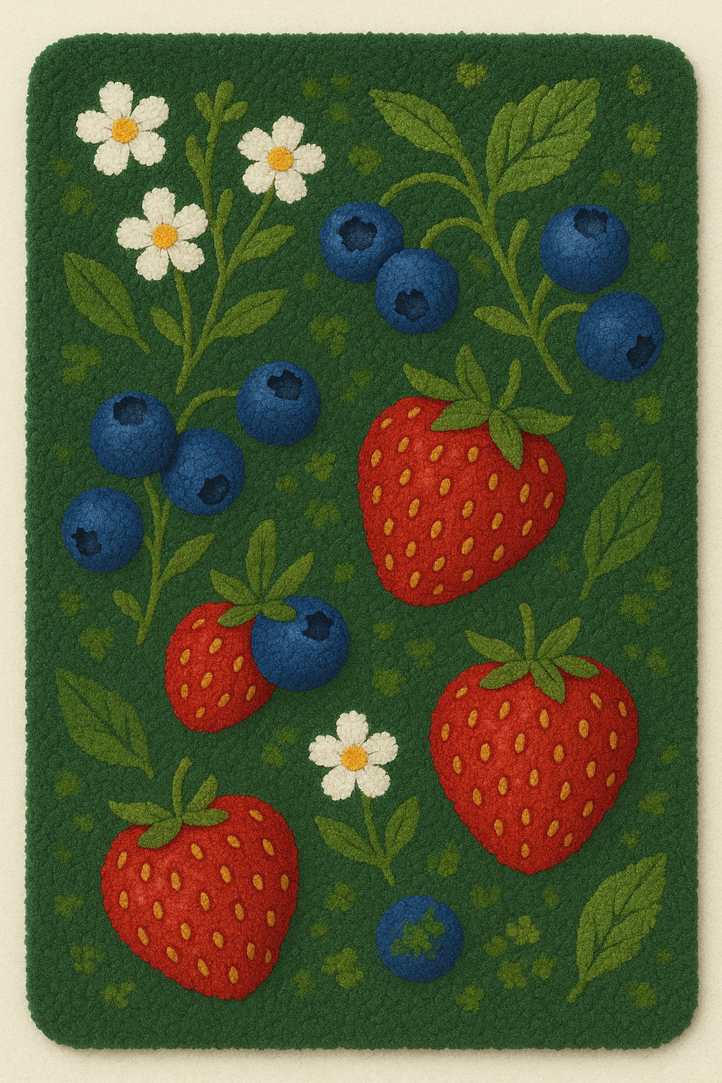 Handgefertigter personalisierter naturinspirierter Wollteppich aus 100 % natürlicher Wolle mit rutschfester Latexrückseite